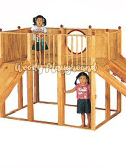 เครื่องเล่นสนามไม้ ชุดแสนซน 2