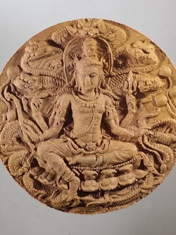 รหัสสินค้า จตุคามรามเทพ 125 จตุคามรามเทพ รุ่นมหาปาฏิหาริย์มั่งมีทรัพย์ เนื้อไม้