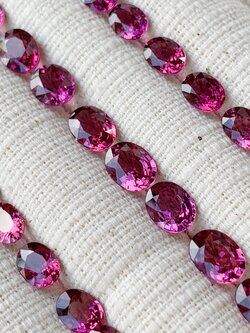 โรโดไลท์ไข่ 7x5 mm. 5 กะรัต