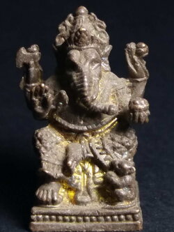 รหัสสินค้า พระกริ่ง พระหล่อ 105 รูปหล่อพระพิฆเณศวร เนื้อทองผสม ไม่ทราบสำนัก พระรายการนี้ให้เช่าบูชาแล้ว