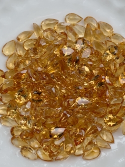 ซิทรินหยดน้ำ 5X3 มม. 5 กะรัต