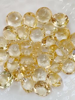 ซิทรินอ่อนกลม 8.0 มม. 1 เม็ด