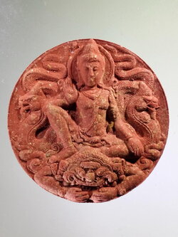 รหัสสินค้า จตุคามรามเทพ 403 พระเทวราชโพธิสัตว์ จตุคามรามเทพ รุ่นทรัพย์ไพศาล หลวงพ่อสาย วัดดอนกระต่ายทอง จังหวัดอ่างทอง สร้างปี 2556 ปลุกเสก 5 วาระ 5 พิธีกรรม