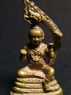 รหัสสินค้า พระกริ่ง พระหล่อ 104 รูปหล่อเนื้อทองผสมกุมารนาคราช หลวงปู่ฤาษีลิงใหญ่ นพเก้า พระรายการนี้ให้เช่าบูชาแล้ว