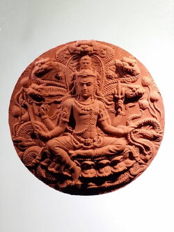 รหัสสินค้า จตุคามรามเทพ 797 จตุคามรามเทพ รุ่นมหาปาฏิหาริย์มั่งมีทรัพย์ เนื้อว่านแดง