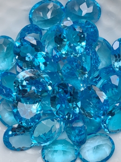 สวิสบลูโทปาสไข่ 9X11 มม. 1 เม็ด