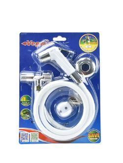VEGARR ชุดสายฉีดชำระ สีขาว SAVE-VK123W