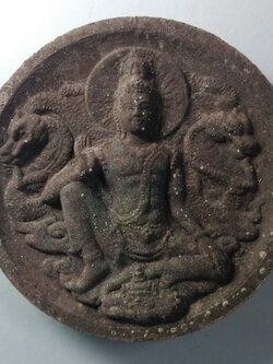 รหัสสินค้า จตุคามรามเทพ 051 องค์พ่อจตุคามรามเทพ รุ่นโคตรเฮง เนื้อผงว่านโรยผงตะไบชนวนพระบูชา วัดมหาธาตุวรมหาวิหาร จ.นครศรีธรรมราช ปี 2550