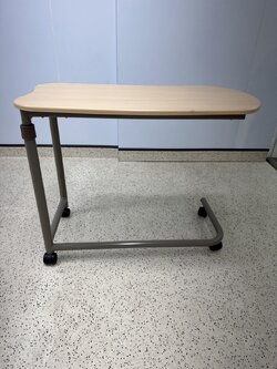 โต๊ะคร่อมเตียง แบรนด์ Hill-Rom (Overbed Hill-Rom)