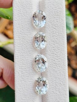 ไวท์โทปาสไข่ 9x11mm. 1 เม็ด