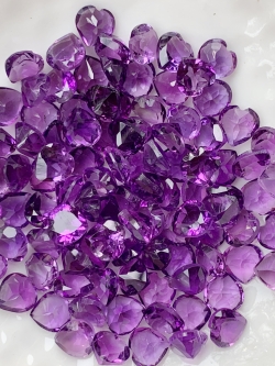 อเมทิสหัวใจ 5 มม. 5 กะรัต