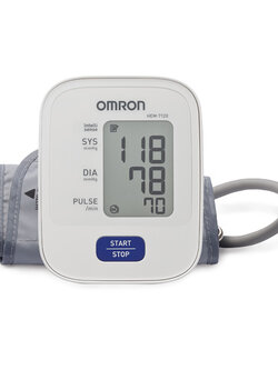 Omron เครื่องวัดความดันโลหิตอัตโนมัติ แบรนด์ Omron รุ่น HEM-7120 + Adapter