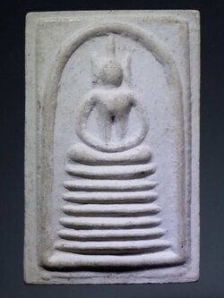 รหัสสินค้า พระไม่ทราบที่ 226 พระสมเด็จเนื้อผง พิมพ์วัดเกศไชโย หลังพระคาถาชินบัญชร ไม่ทราบที่ พระรายการนี้ให้เช่าบูชาแล้ว