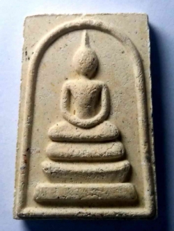 รหัสสินค้า พระสมเด็จ วัดต่างๆ 349 พระสมเด็จเนื้อผง หลังรูปเหมือน หลวงพ่อเปี่ยม วัดสนามชัย จังหวัดอ่างทอง