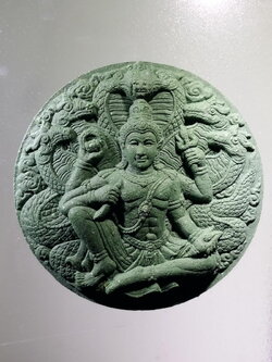 รหัสสินค้า จตุคามรามเทพ 976 พระเทวราชโพธิสัตว์ จตุคามรามเทพ รุ่น สิริมงคล เนื้อว่านเขียวฝังแร่มวลสาร สร้างปี 2549