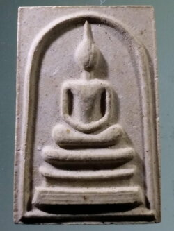 รหัสสินค้า พระสมเด็จ วัดต่างๆ 1068 พระสมเด็จเนื้อผง หลังยันต์ห้า วัดส้มเกลี้ยง