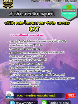แนวข้อสอบ สำนักงานบริการลูกค้า กสท CAT