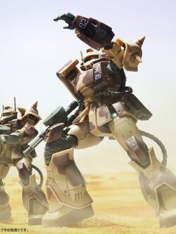 <Preorderถึง 18/6/2021>เปิดรับPreorder มัดจำ 300 บาท P-bandai HG 1/144 GTO Zaku Desert Type Double Antenna โมเดลประกอบ