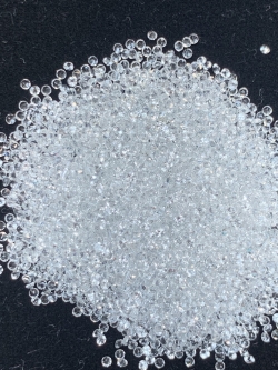 White topaz ไวท์โทปาสกลม 1.0 มม. 1 กะรัต