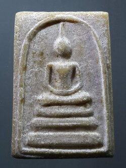 รหัสสินค้า พระไม่ทราบที่ 331 พระสมเด็จเนื้อผงน้ำมัน หลังพระเกจิอาจารย์ ไม่ทราบที่