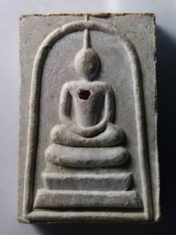 รหัสสินค้า พระสมเด็จ วัดต่างๆ 268 พระสมเด็จเนื้อผงหลังตาลปัตร และลายเซ็น ไม่ทราบที่