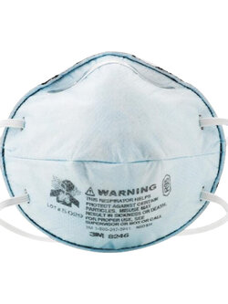 3M หน้ากากกันฝุ่นละอองและไอกรด 8246 R95
