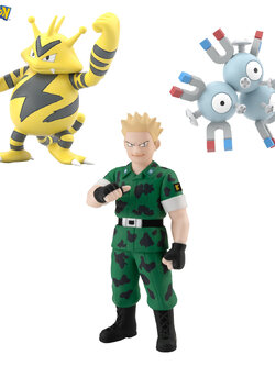 <Preorderภึง 28/11/2022>เปิดรับPreorder มัดจำ 200 บาทPOKEMON SCALE WORLD KANTO REGION Lt SURGE & MAGNETON & ELECTABUZZ W/O GUM