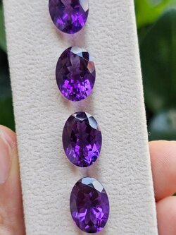 อเมทิสเข้มไข่ 14x10 mm. 1 เม็ด