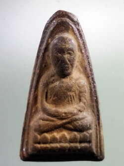 รหัสสินค้า หลวงปู่ทวด วัดต่างๆ 065 หลวงปู่ทวด เนื้อดินเผา วัดช้างให้ ปี 2513 พระครูใบฎีกาขาว สร้าง