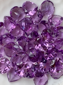 อเมทิสหัวใจ 8 มม. 5 กะรัต