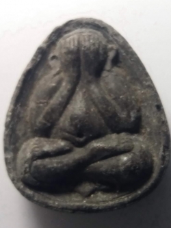 รหัสสินค้า พระปิดตา ทั่วไป 098 พระปิดตาเนื้อผงใบลาน หลวงปู่แย้ม วัดตะเคียน จังหวัดนนทบุรี