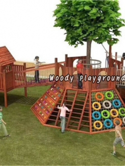 เครื่องเล่นไม้ปีนป่าย ชุดนักผจญภัยตัวน้อย