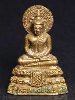 รหัสสินค้า พระกริ่ง พระหล่อ 155 รูปหล่อรุ่น 1 เนื้อทองผสม หลวงพ่อเศรษฐี วัดศรีวนาราม สร้างปี 2548 พระรายการนี้ให้เช่าบูชาแล้ว