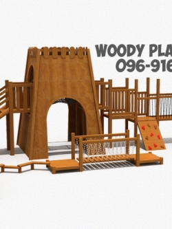 เครื่องเล่นไม้รวม ชุดเสริมสร้างพัฒนาการ ฝึกการทรงตัว เคลื่อนไหว กระตุ้นพัฒนาการกล้ามเนื้อ การทรงตัว และสมาธิ