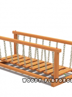 สะพานทรงตัว เสริมสร้างพัฒนาการเด็ก แบบ D