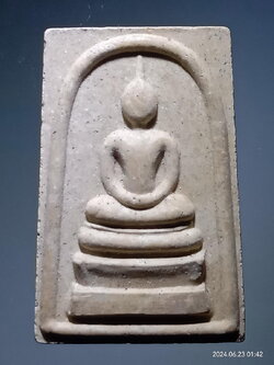 รหัสสินค้า พระสมเด็จ วัดต่างๆ 1201 พระสมเด็จ เนื้อผง หลังยันต์ห้า ฝังพลอยเสก วัดใหม่บ้านตาล จังหวัดสกลนคร