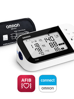 Omron เครื่องวัดความดันโลหิตอัตโนมัติรุ่น แบรนด์ OMRON HEM 7361T สามารถตรวจจับภาวะหัวใจสั่นพริ้ว (AFIB)