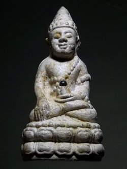 รหัสสินค้า พระเนื้อดิน ผง ว่าน 10469 พระกริ่งสุนทโร หลวงพ่อทองกลึง วัดเจดีย์หอย จ.ปทุมธานี