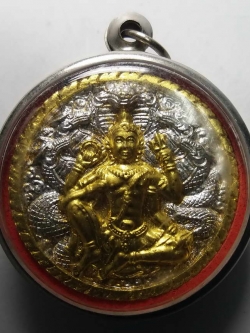 รหัสสินค้า จตุคามรามเทพ 037 จตุคามรามเทพ รุ่นมหากุศล ขนาด 3.5 cm เนื้อผงทาทองบรอนซ์ สองกษัตริย์ เงิน - ทอง จตุคามรามเทพรายการนี้ให้เช่าบูชาแล้ว