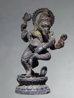 รหัสสินค้า พระกริ่ง พระหล่อ 872 รูปหล่อโบราณ งานศิลป์ เนื้อโลหะผสม พระพิฆเณศวร เทพเจ้าแห่งความสำเร็จ เทพแห่งศาสนาฮินดู สวยไม่แพง เก่าคลาสสิค