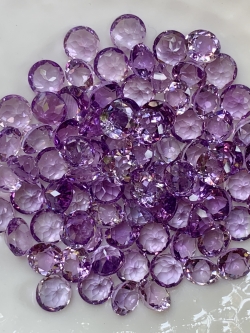 อเมทิสกลม 5.0 มม. 5 กะรัต