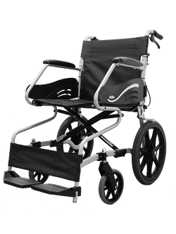 รถเข็นอลูมินัมอัลลอยด์โซม่า รุ่น SOMA 150.3 F16 ล้อหลังเล็ก 16 นิ้ว (WheelChair SOMA 150.3 F16) เหมาะแก่การเดินทาง น้ำหนักเบา แข็งแรงทนทาน ของแท้ รับประกันศูนย์ไทย 1 ปี
