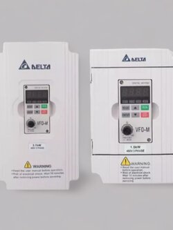 Delta Inverter Model:VFD004M21A 0.4KW 220V