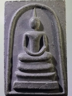 รหัสสินค้า พระสมเด็จ วัดต่างๆ 397 พระสมเด็จเนื้อผงใบลาน หลังรูปเหมือนหลวงพ่อรอด วัดวังน้ำเขียว