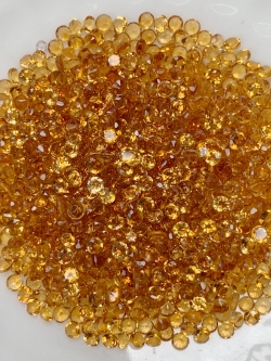 Citrine ซิทรินกลม 1.8 มม. 5 กะรัต
