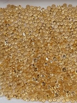 ซิทรินกลม 1.7 มม. 5 กะรัต