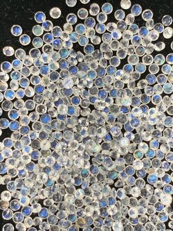 บลูมูนสโตนกลม 2.25 มม. 1 กะรัต