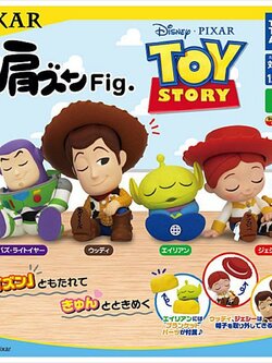 <Preorderปิดรับที่ 6คิวครับ >เปิดรับPreorder มีค่ามัดจำ 100 บาท Toy Story Shoulder Zun Fig. Complete set 4 types TakaraTomyArts Capsule Toy set of 4