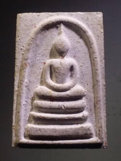 รหัสสินค้า พระสมเด็จ วัดต่างๆ 1129 พระสมเด็จหลังรูปเหมือน หลวงปู่เนียม วัดน้อย จังหวัดสุพรรณบุรี