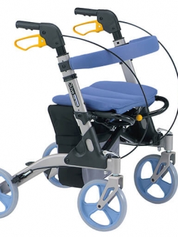 รถเข็นช่วยพยุงเดิน แบรนด์จากประเทศญี่ปุ่น ( 歩行器 ) Matsunaga รุ่น MV100 น้ำหนักเบา พกพาสะดวก นั่งสบาย พับเก็บได้ (Best Seller)